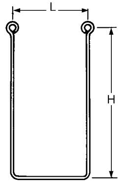 Raidisseurs galvanisés avec 2 assemblages U (1)