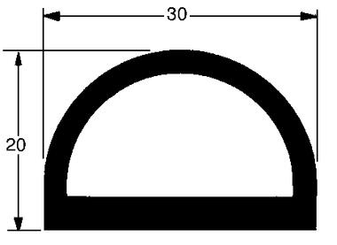 Joint EPDM tubulaire noir 20 mm x 15 m (1)